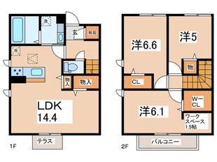 仮）MIDコリーナの物件間取画像